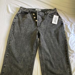 12th tribe black denim jeans